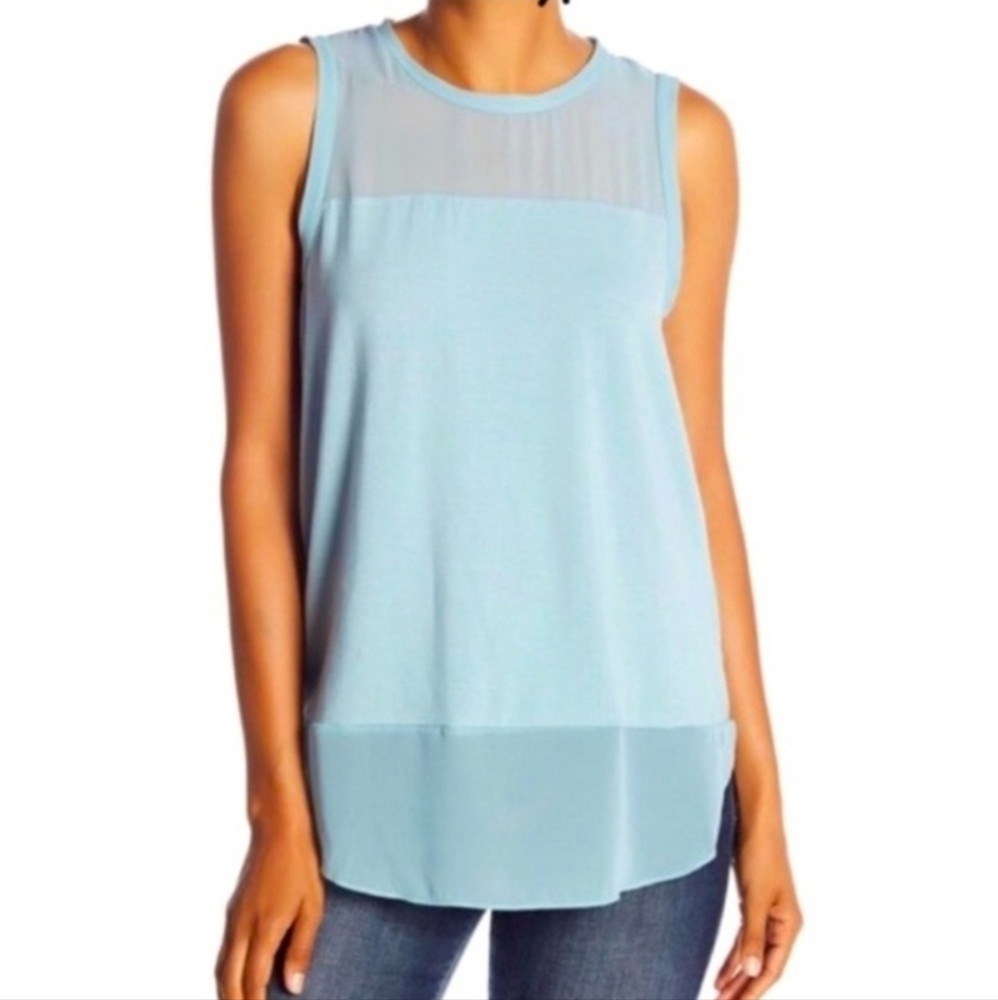 Vince Camuto Powder Blue Sleeveless Top